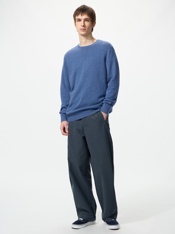 Cashmere Crew Neck Long Sleeve Sweater