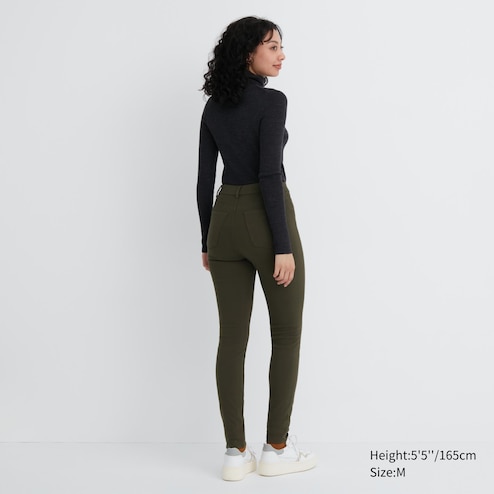 NEW Uniqlo Ultra Stretch Legging Pants - Brown, Women's Fashion