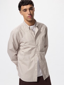 Cotton Broadcloth Long Sleeve Shirt