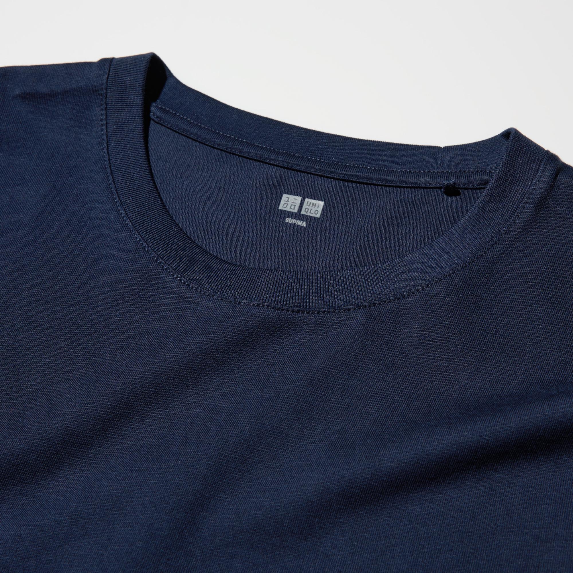 Unisex Supima Cotton Crew Neck Short Sleeve T-Shirt | UNIQLO IN