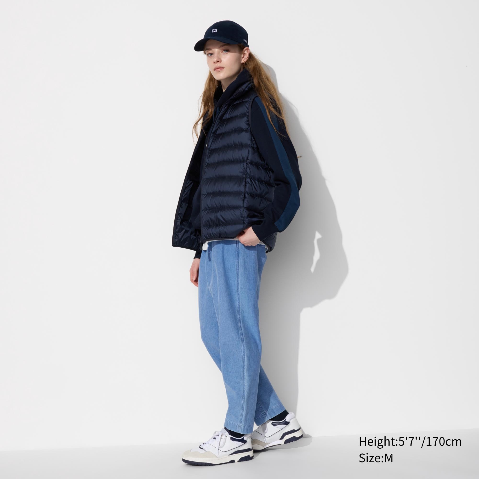 Check styling ideas for「Denim Jersey Tapered Trousers」| UNIQLO IN
