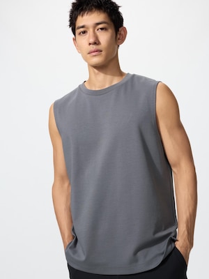 AIRism Cotton Sleeveless T-Shirt