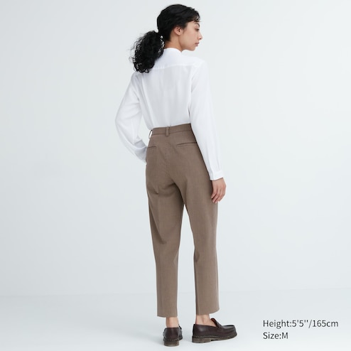 Smart Ankle Pants (Checked)
