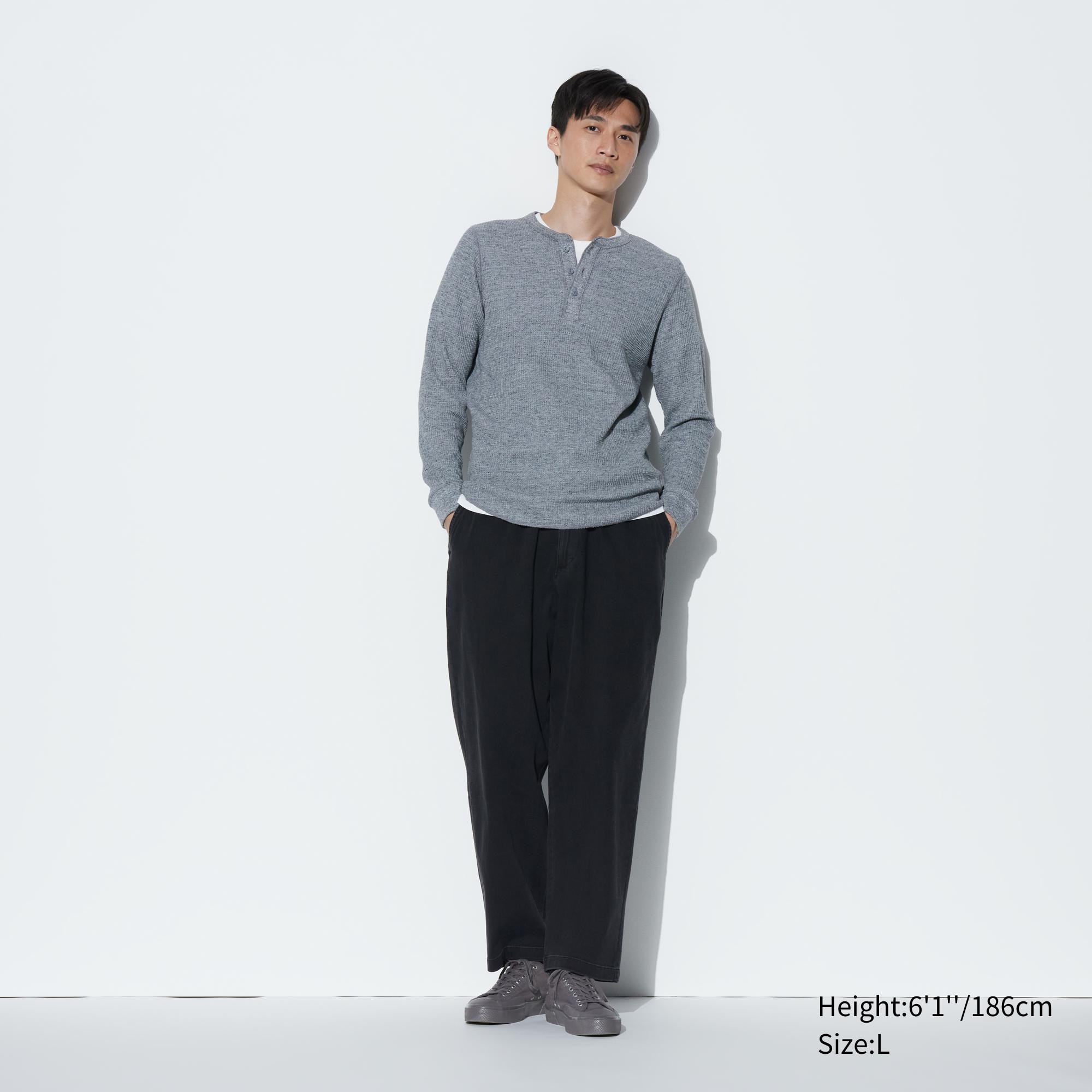 Check styling ideas for「Cotton Relaxed Ankle Pants (Denim)」