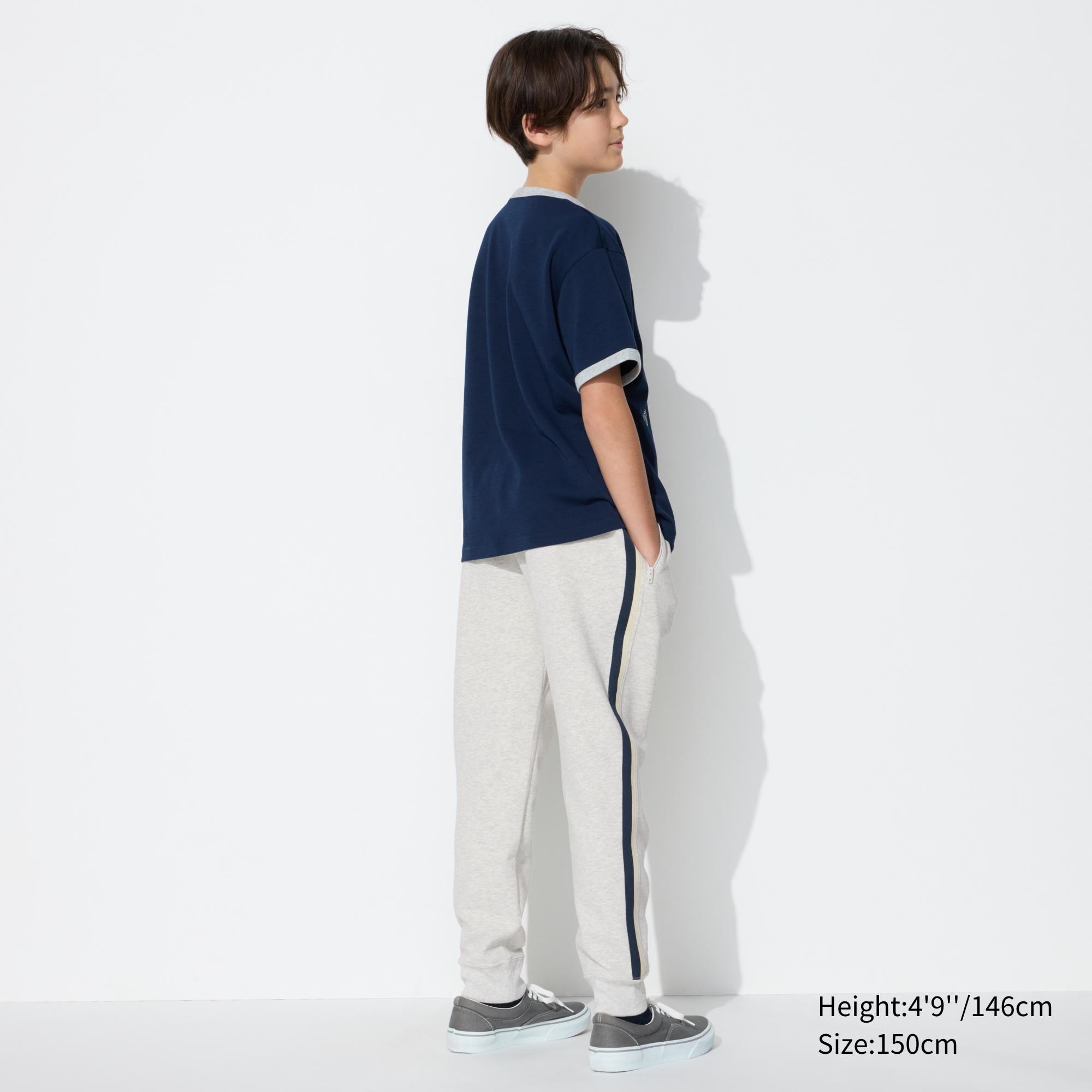 KIDS STRETCH WARM LINED BAKER TROUSERS | UNIQLO IN