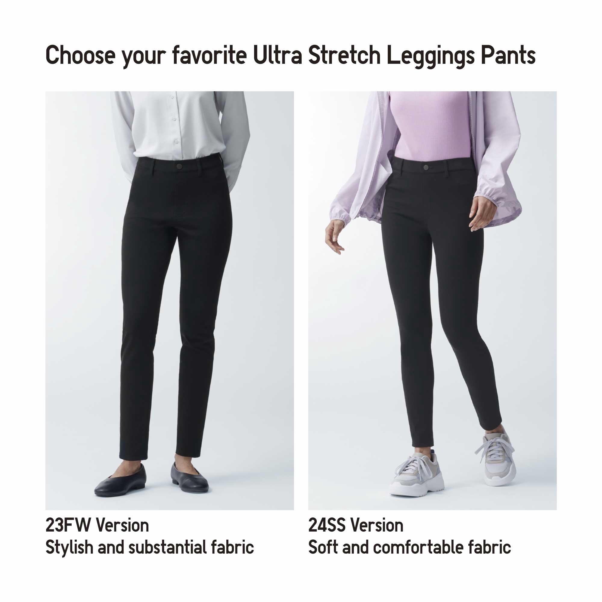 WOMEN'S EXTRA STRETCH CROPPED DENIM LEGGINGS PANTS | UNIQLO IN