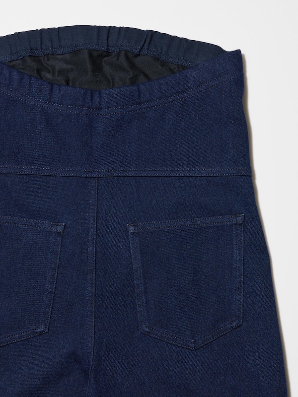 Extra stretch maternity denim leggings pants