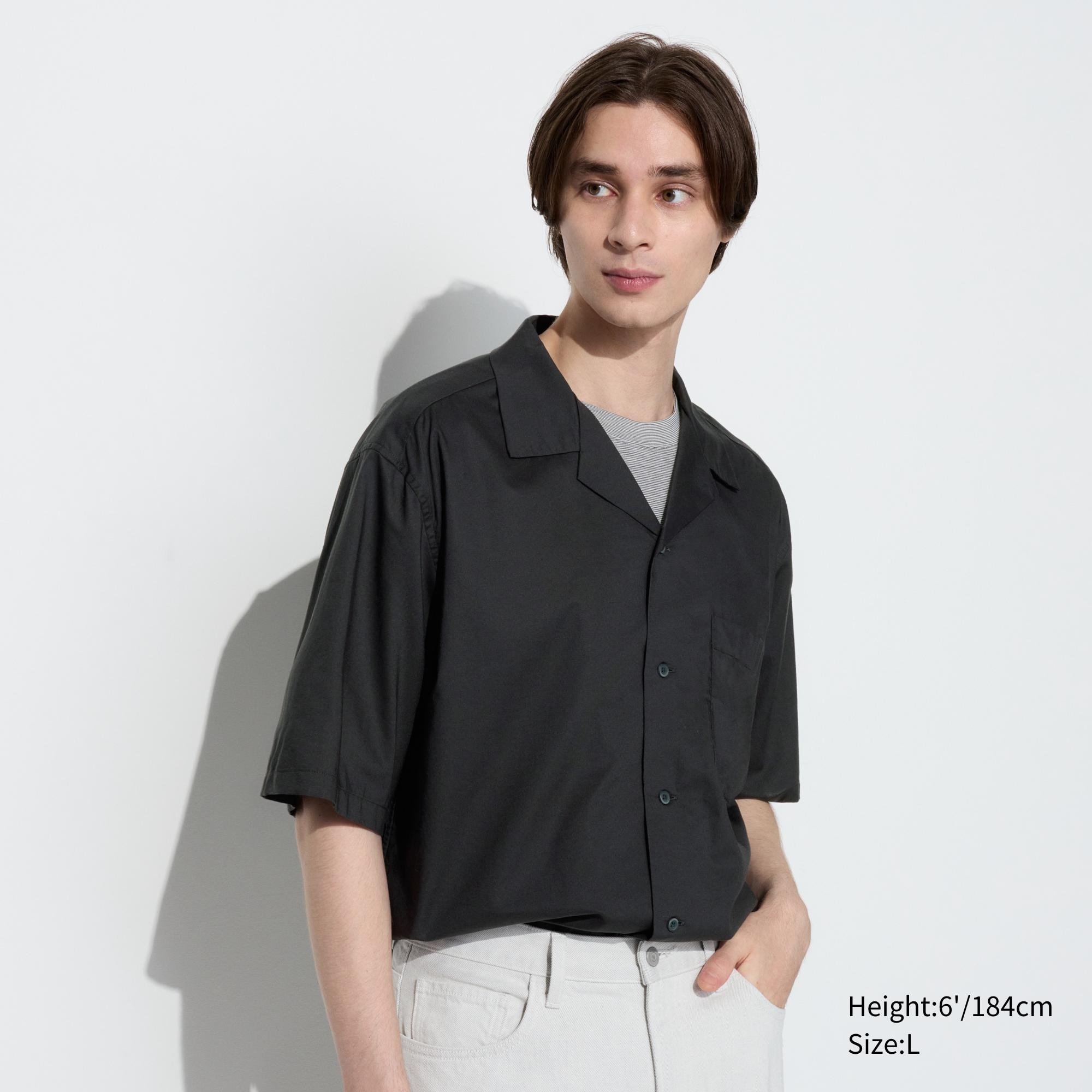 Check styling ideas for「Comfort Jacket、Open Collar Short Sleeve Shirt ...