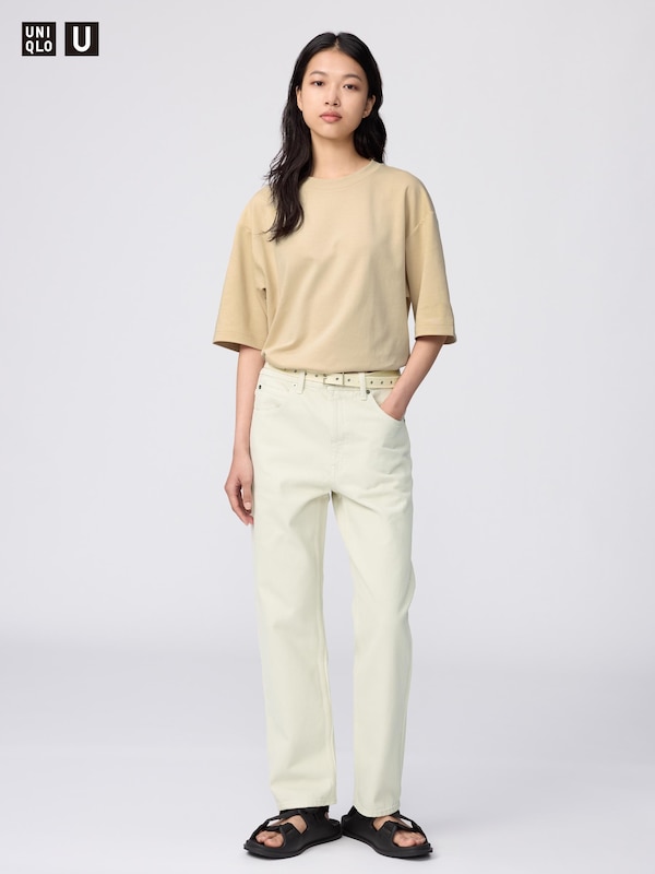 AIRism Cotton Oversized Crew Neck T-Shirt