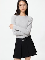 Soft Ribbed Crew Neck T
                                          Long Sleeve