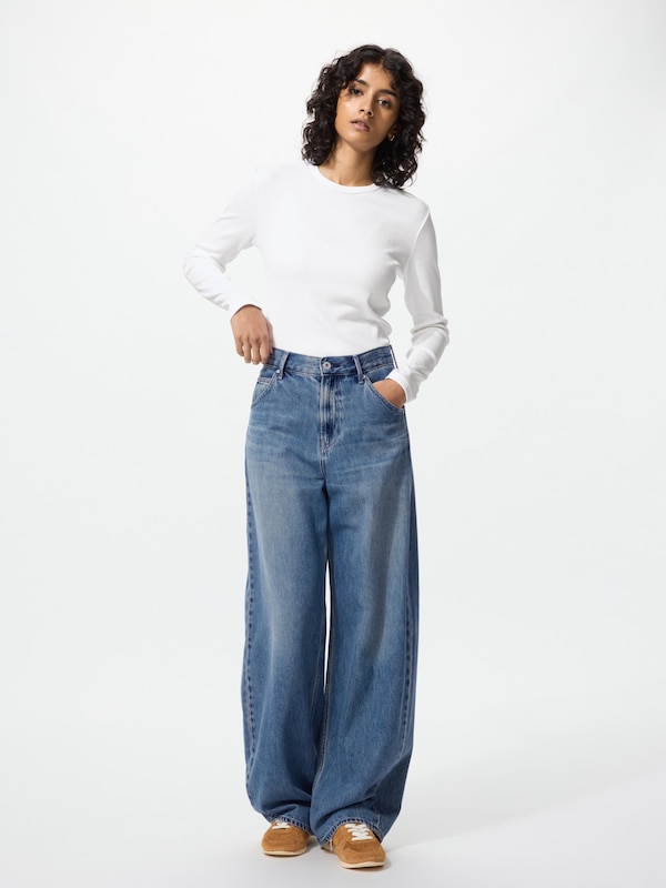 Soft Ribbed Crew Neck T Long Sleeve