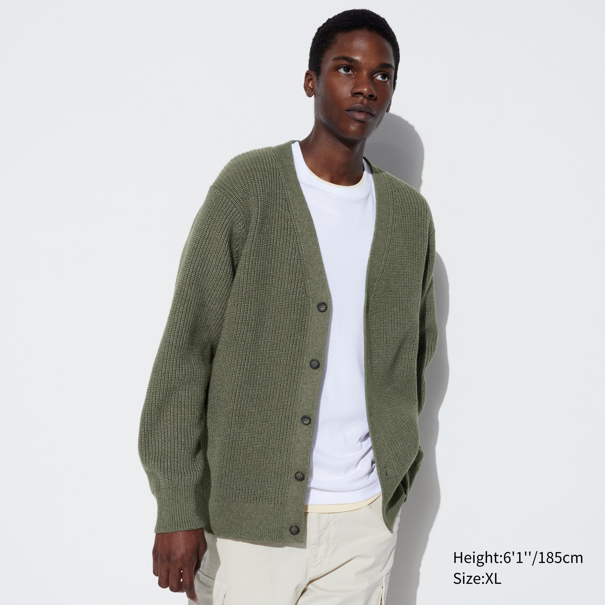 Cardigan top men uniqlo