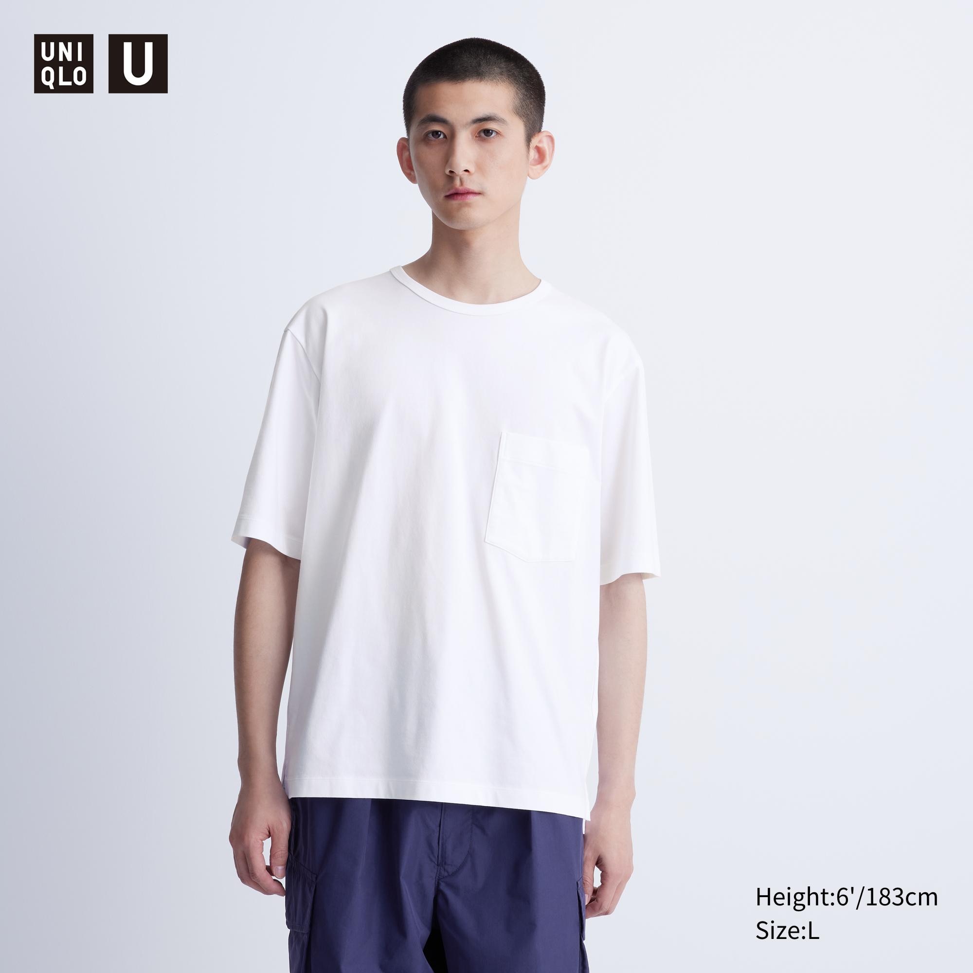 Check styling ideas for「AIRism Cotton Relaxed Fit Half Sleeve T-Shirt ...