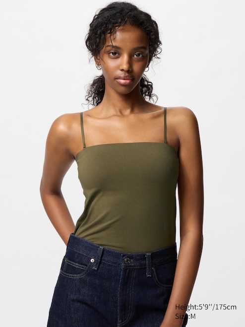 WOMEN'S AIRISM COTTON BRA TUBE TOP UNIQLO IN