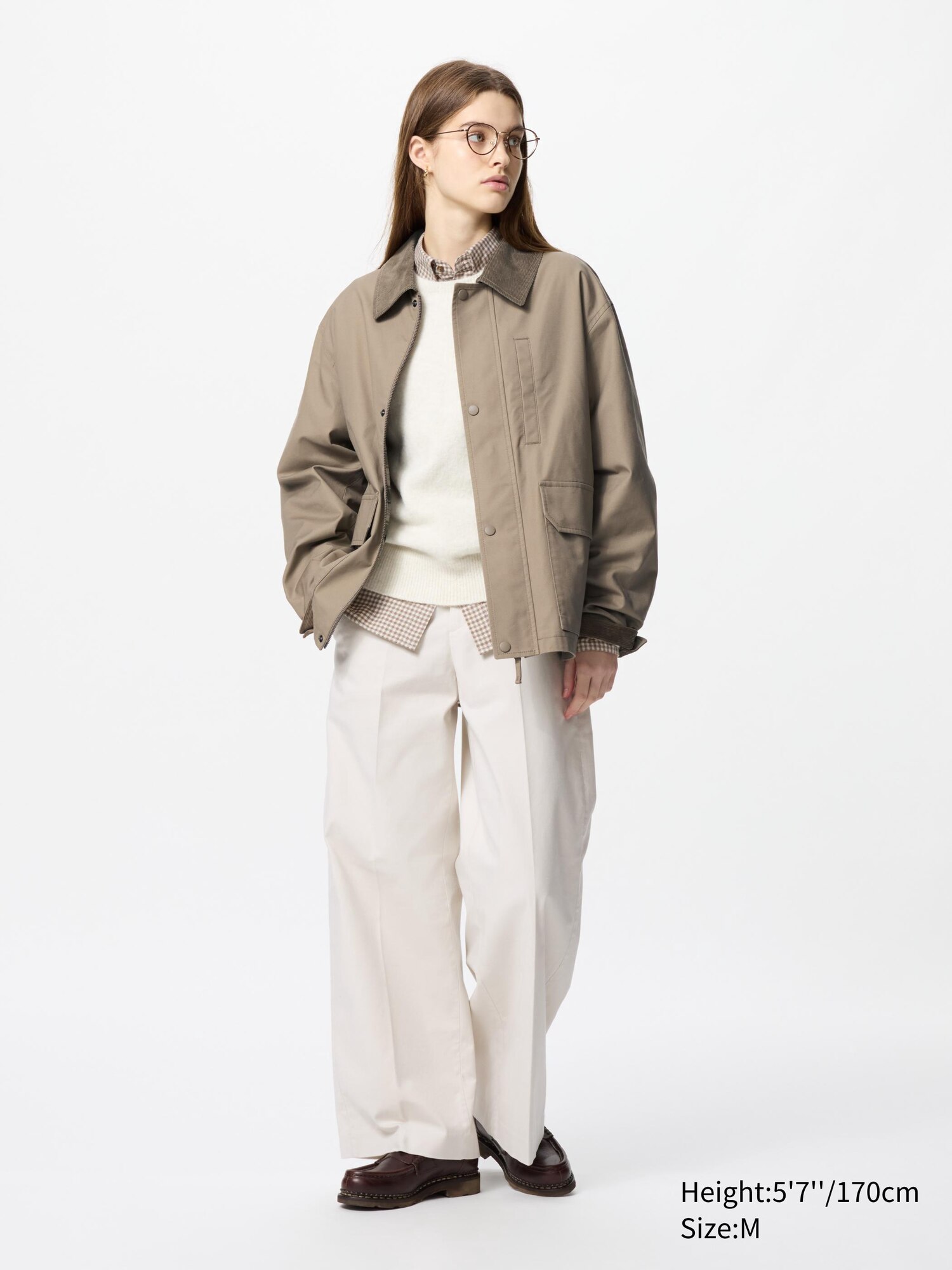WOMEN'S WIDE CHINO PANTS | UNIQLO IN