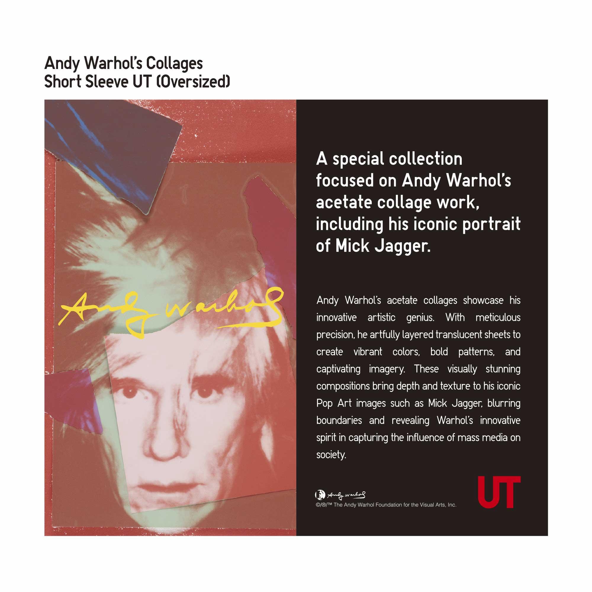 Andy Warhol Collage UT Graphic T-Shirt (Short Sleeve Graphic T-Shirt)