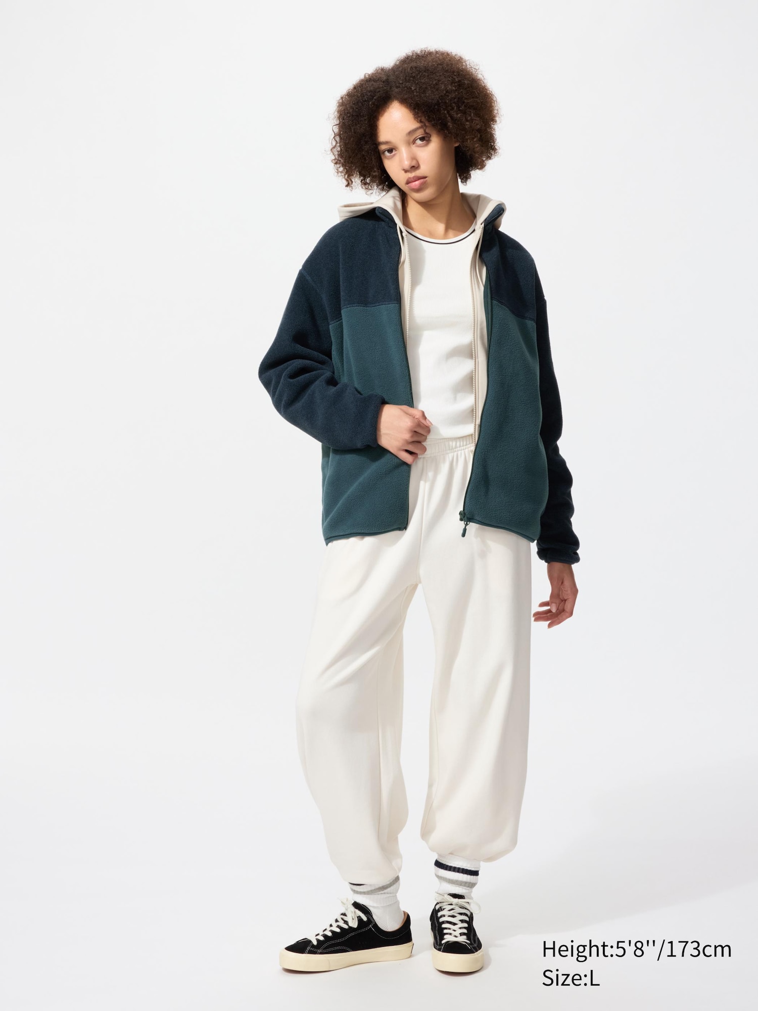 FLEECE FULL-ZIP JACKET (COLOR BLOCK) | UNIQLO IN