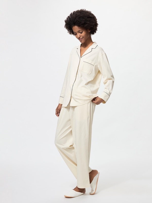 AIRism Cotton Pajamas Long Sleeve