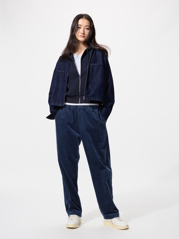 Corduroy Easy Ankle Pants