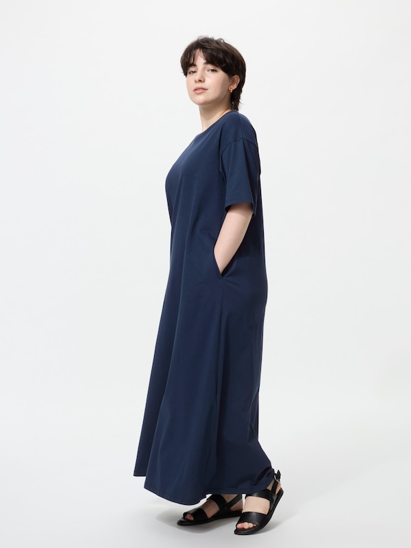 AIRism Cotton T Dress Short Sleeve