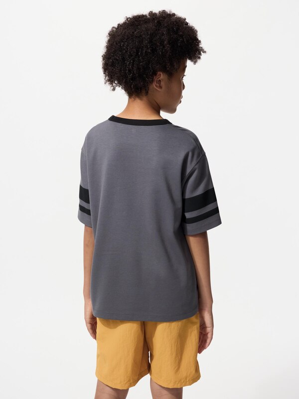 AIRism Cotton Graphic Crew Neck T-Shirt