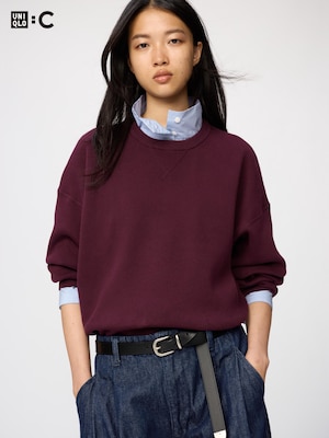 Smooth Cotton Crew Neck Sweater