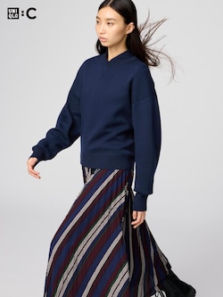 Smooth Cotton Crew Neck Sweater