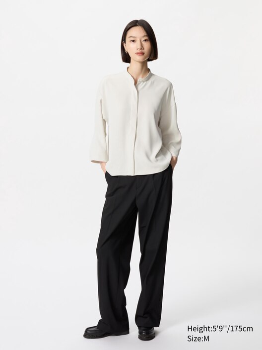 Drape Blouse 3/4 Sleeve