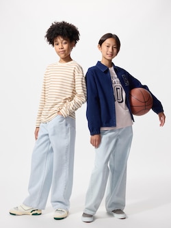 Wide Fit Straight Jeans