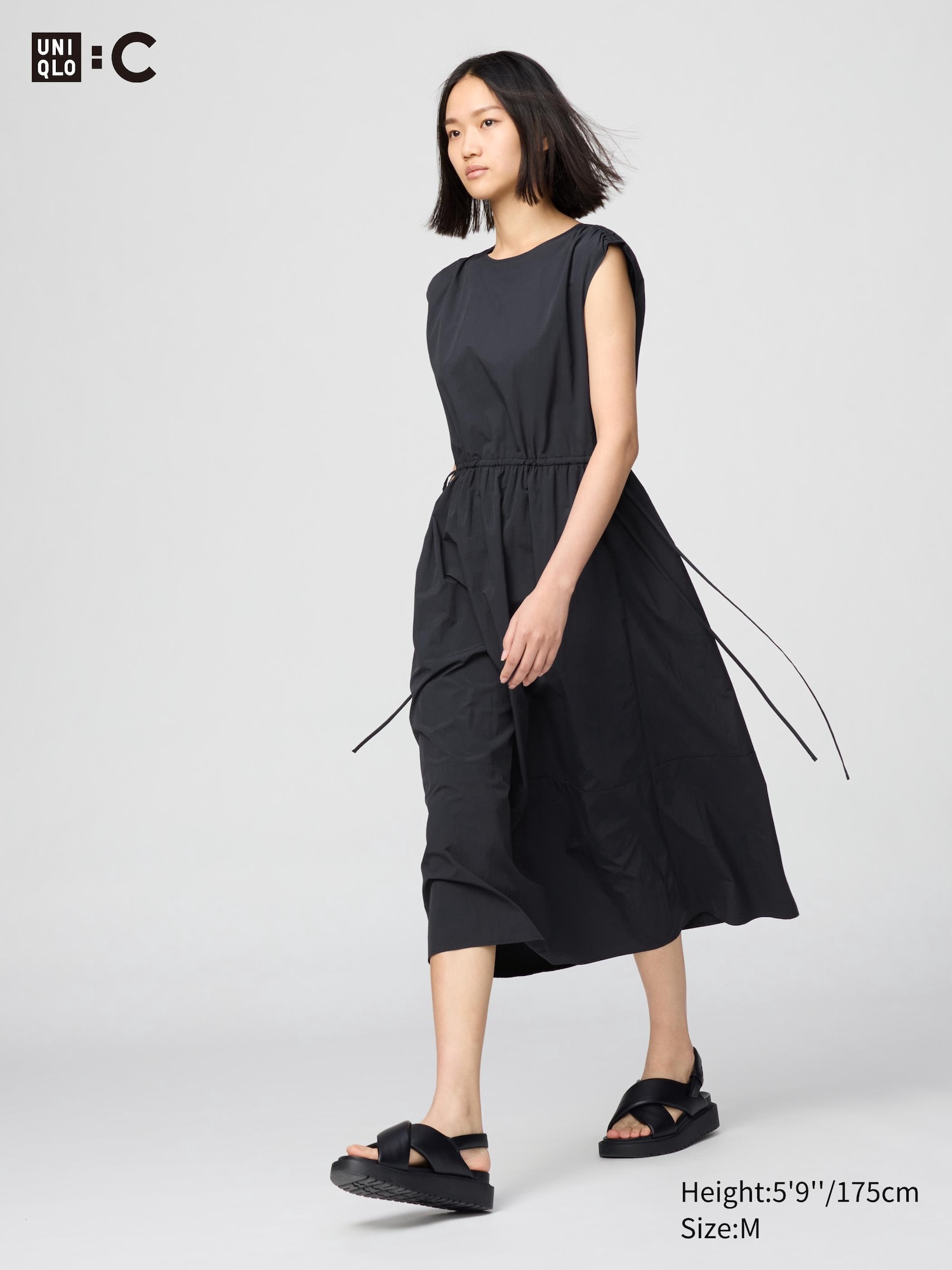 Gathered Dress Sleeveless