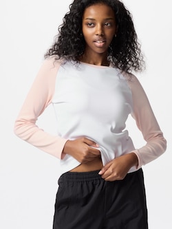 Soft Ribbed Crew Neck T-Shirt Long Sleeve