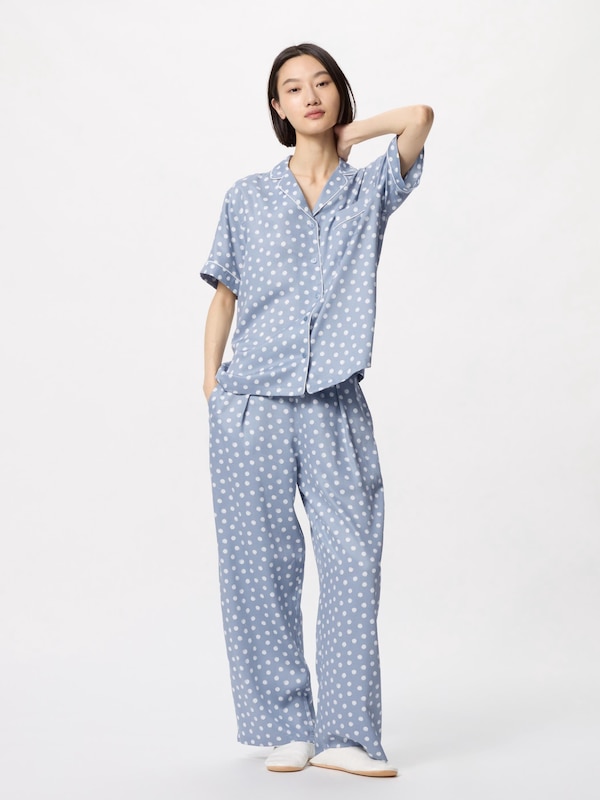 Satin Pajamas Short Sleeve