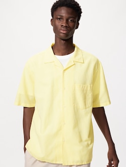 Cotton Linen Shirt Short Sleeve