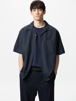 Cotton Linen Shirt Short Sleeve