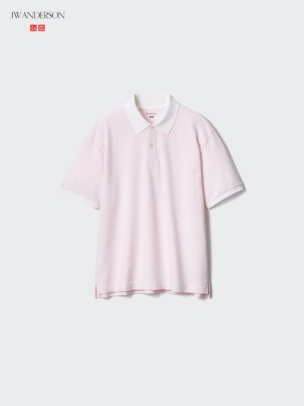 Dry Pique Striped Polo Shirt