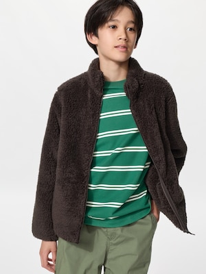 Fluffy Yarn Fleece Full-Zip Jacket