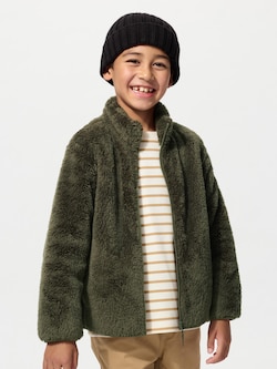 Fluffy Yarn Fleece Full-Zip Jacket