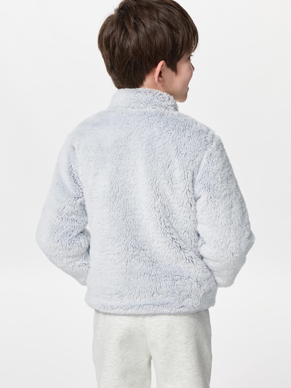 Fluffy Yarn Fleece Full-Zip Jacket
