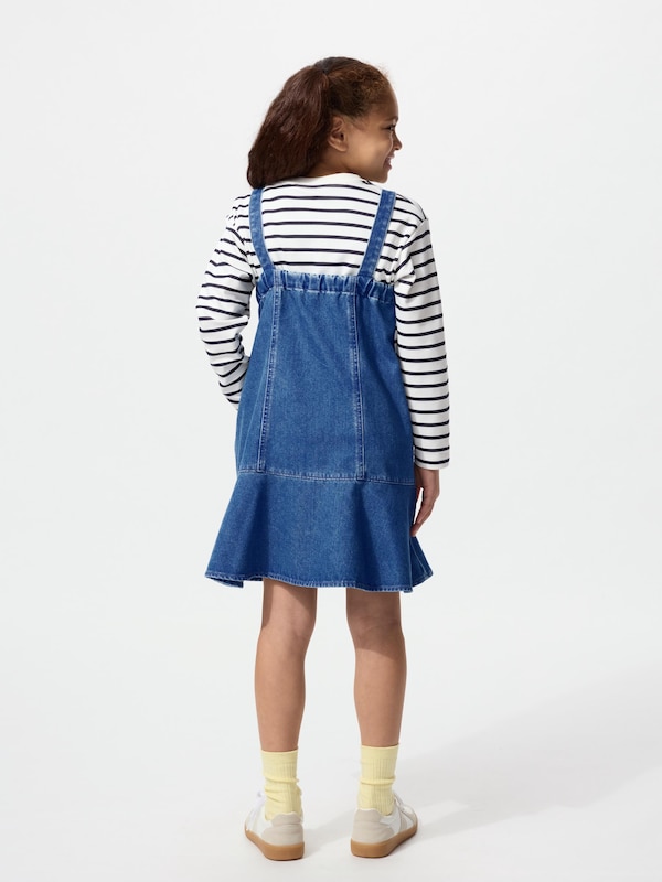GIRLS Denim Jumper Dress