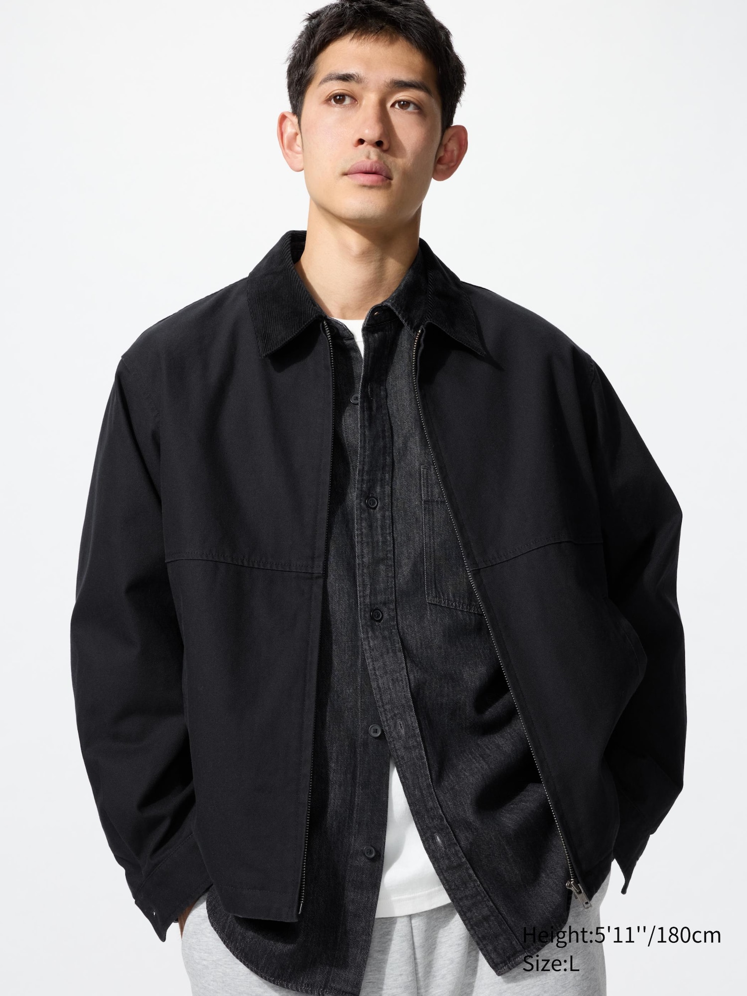 ZIP UP SHORT BLOUSON | UNIQLO IN