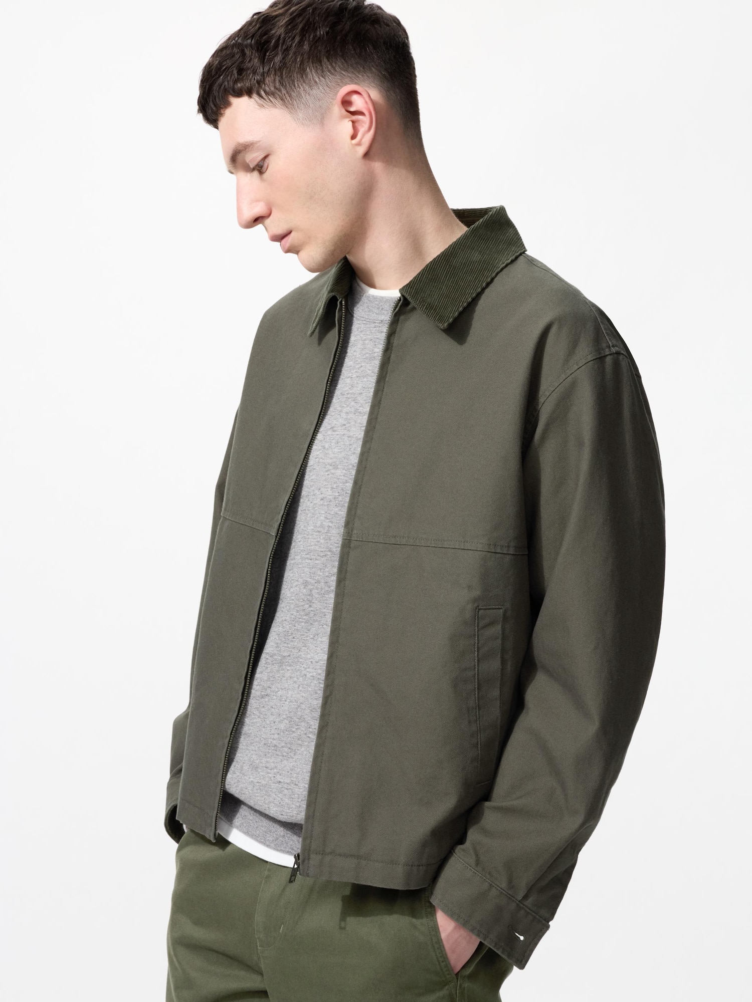 Unisex Zip Up Short Blouson | UNIQLO IN