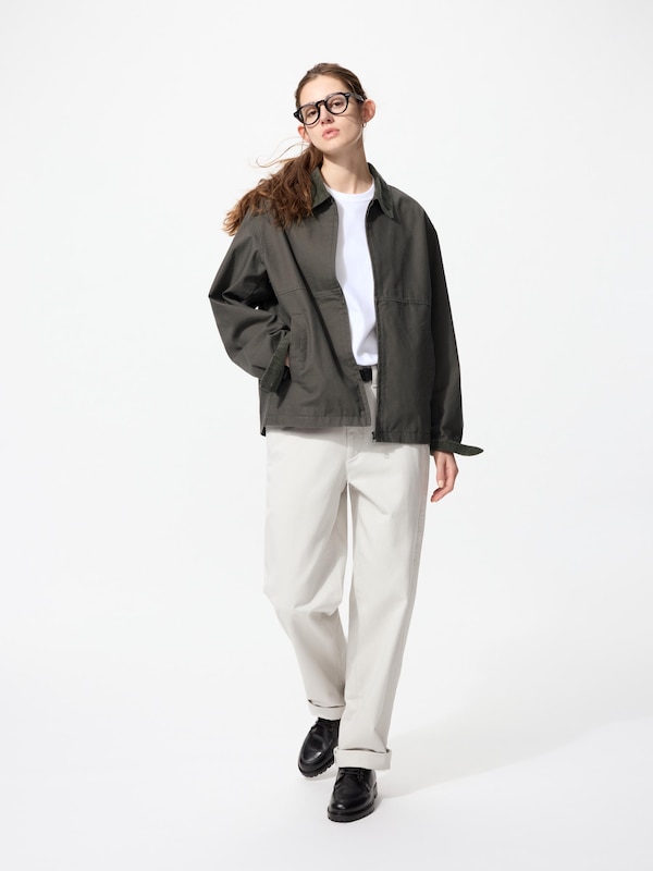 Zip Up Short Blouson