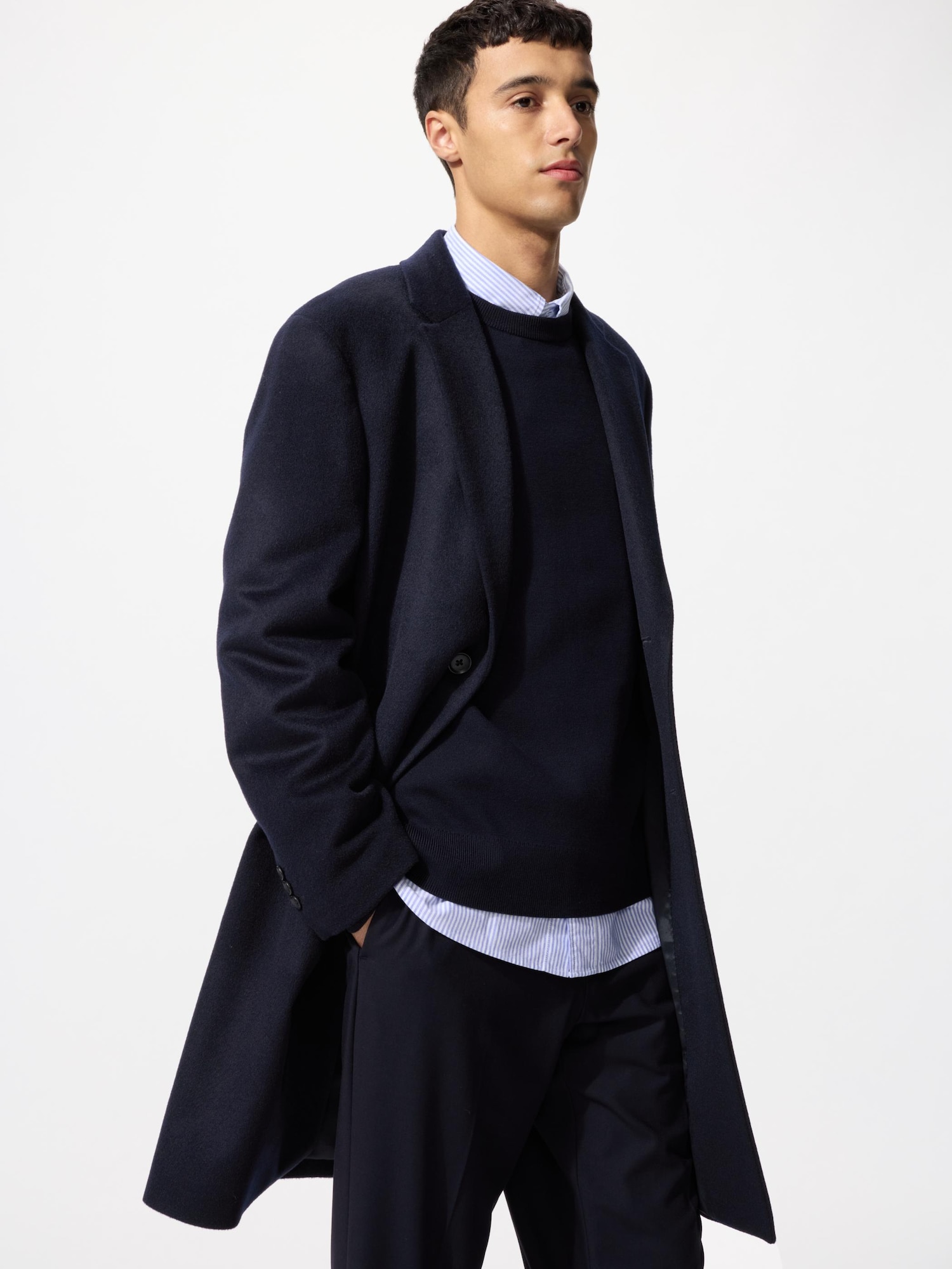 Unisex Wool Cashmere Chesterfield Coat | UNIQLO IN
