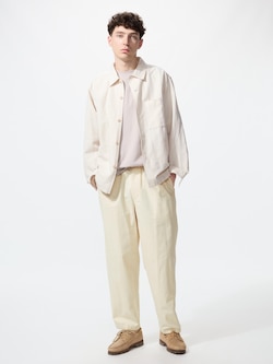 Linen Blend Easy Pants