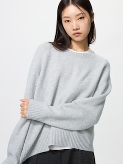 Souffle Yarn Crew Neck Sweater