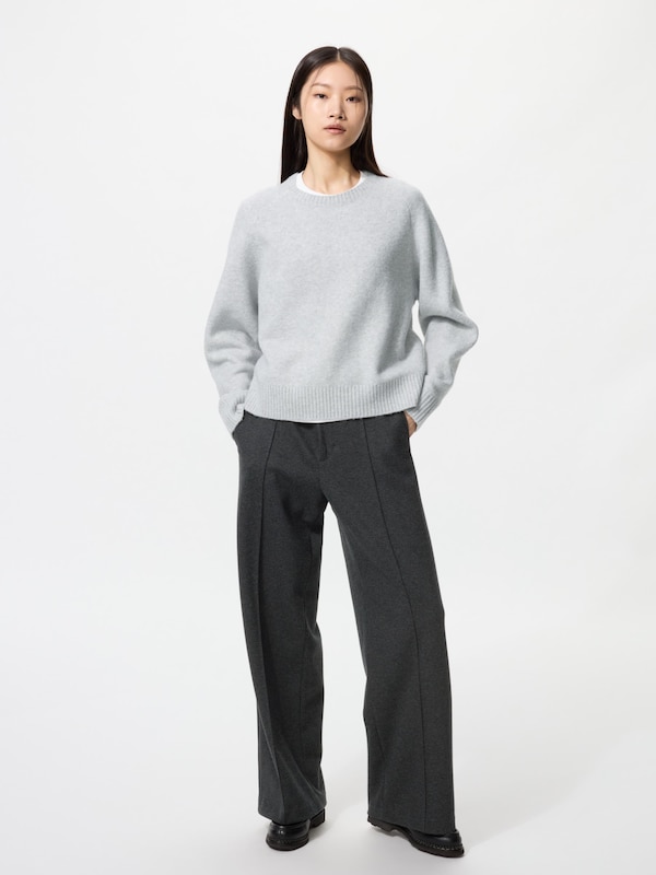 Souffle Yarn Crew Neck Sweater