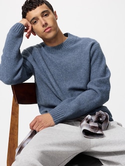 Souffle Yarn Crew Neck Sweater
