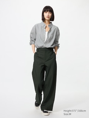 PLEATED WIDE PANTS