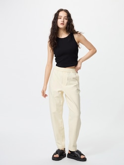 Denim Jersey Tapered Pants