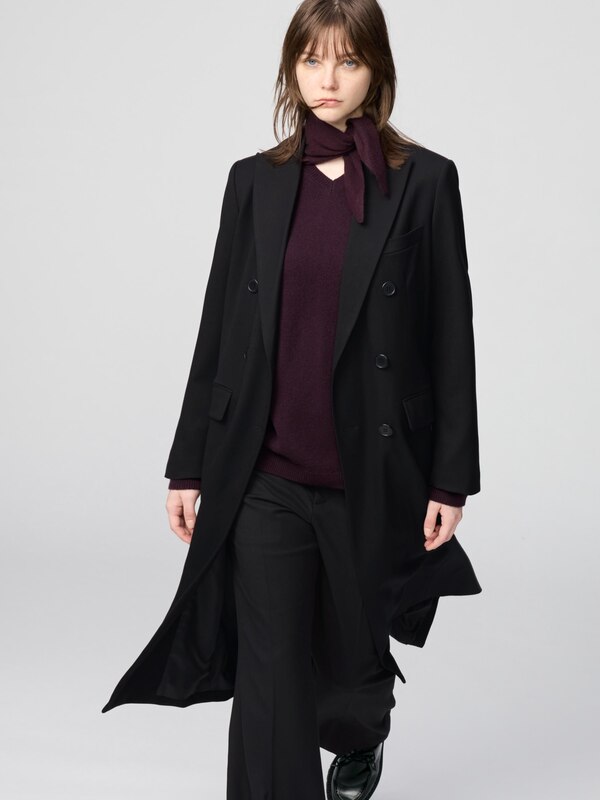 Double Breasted Long Coat